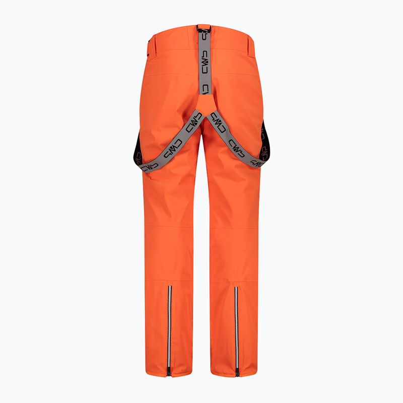 Spodnie narciarskie męskie CMP 3W04467 fanta fluo 8