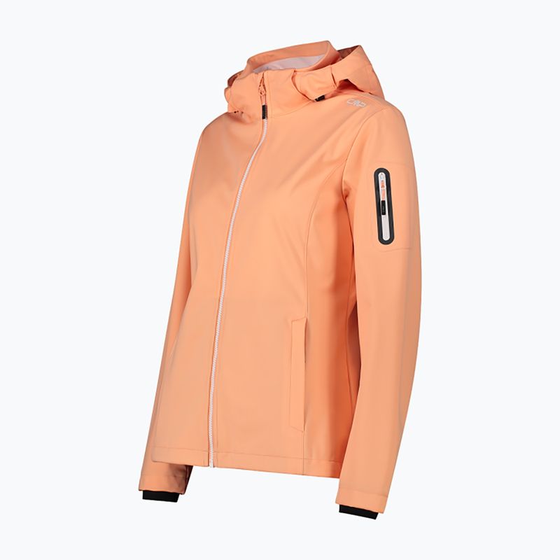 Kurtka softshell damska CMP 39A5016 Zip Hood salmone 3