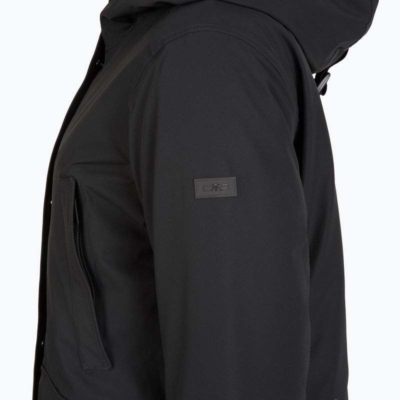 Kurtka przeciwdeszczowa damska CMP 35K3556 Parka Fix Hood antracite 3