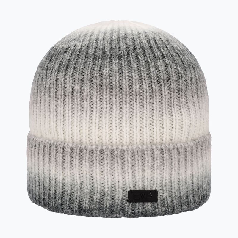 Czapka zimowa damska CMP 5505813 Knitted antracite/bianco 2