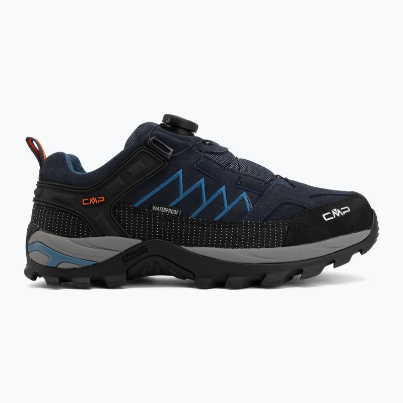 Buty trekkingowe męskie CMP Rigel Low Fitgo Wp b.blue/flash orange 2