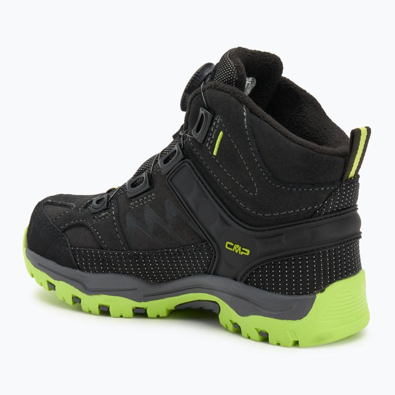 Buty trekkingowe dziecięce CMP Kiruna Mid Fitgo Fleece Wp piombo/acido 3