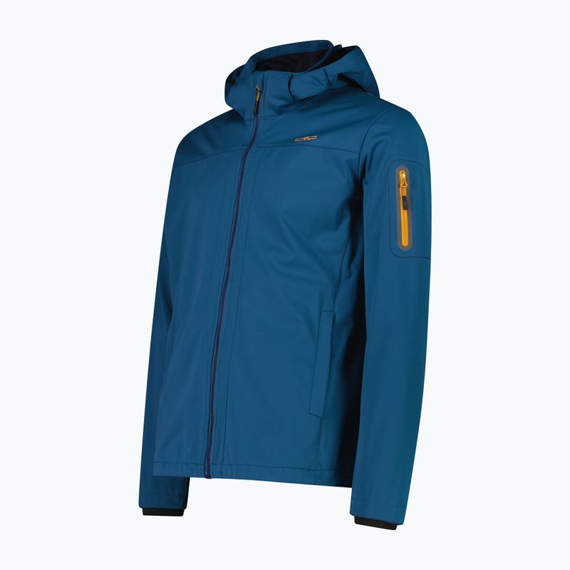 Kurtka softshell męska CMP 39A5027 Zip Hood petroleum 3