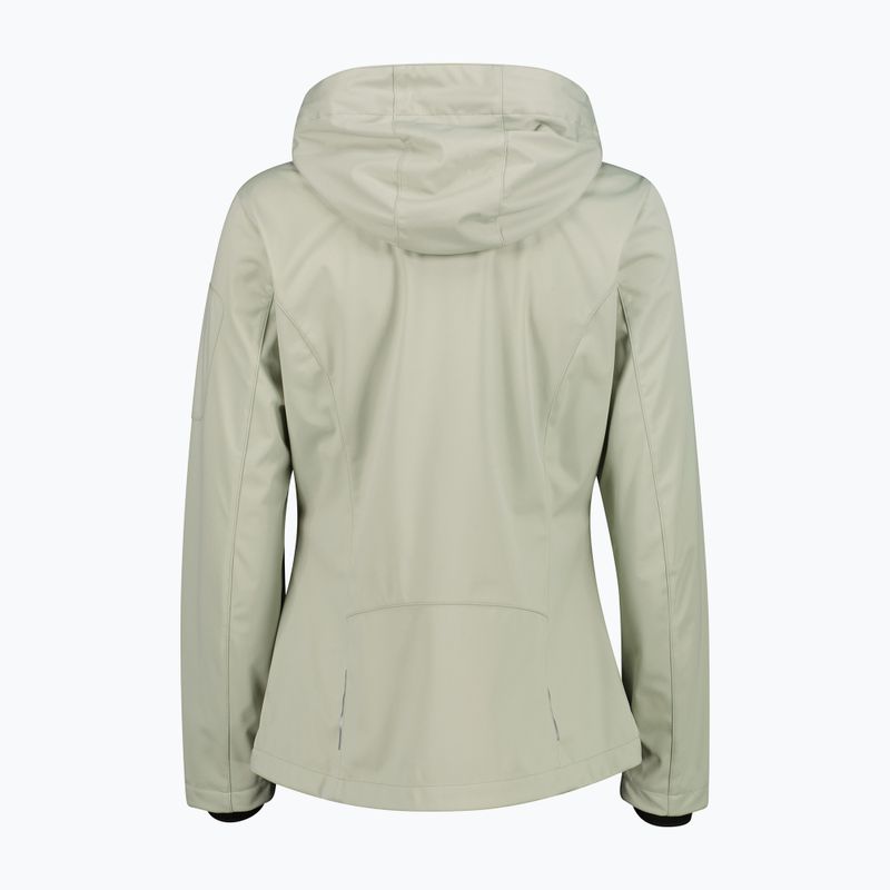 Kurtka softshell damska CMP 39A5016 Zip Hood pistacchio 2