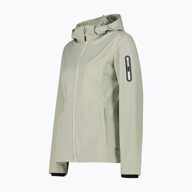 Kurtka softshell damska CMP 39A5016 Zip Hood pistacchio 4