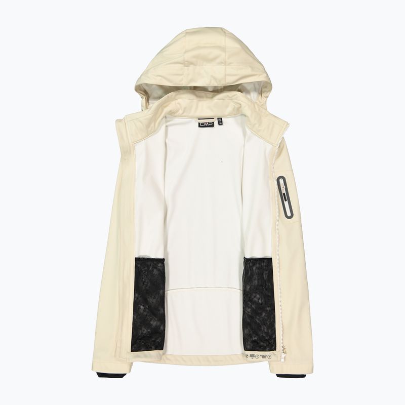 Kurtka softshell damska CMP 39A5016 Zip Hood cream 4