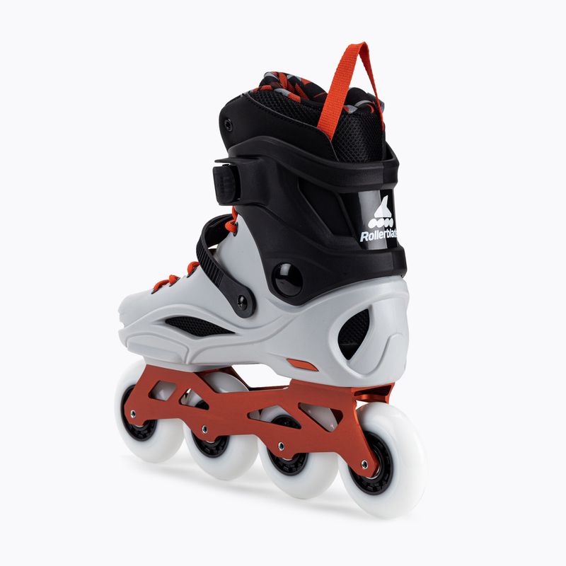 Rolki męskie Rollerblade RB PRO X grey/warm red 3