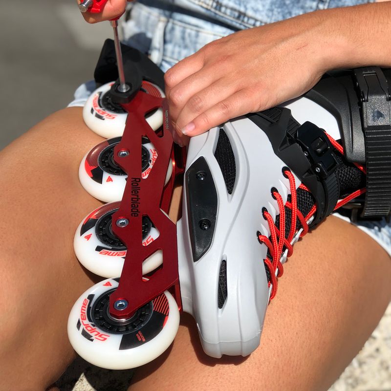 Rolki męskie Rollerblade RB PRO X grey/warm red 12