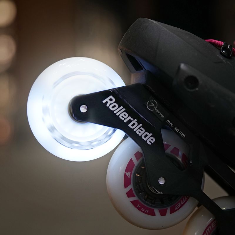 Kółka do rolek Rollerblade Moonbeams Led Wheels 80 mm/82A 4 szt. white 4