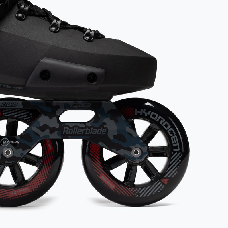 Rolki męskie Rollerblade Twister 110 black/red 7