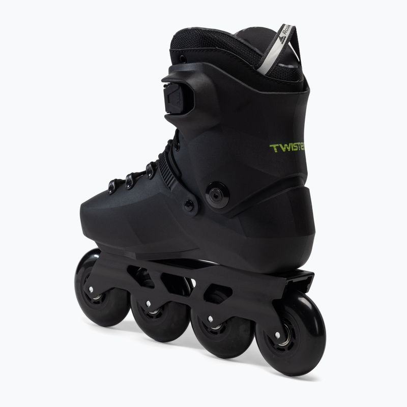 Rolki męskie Rollerblade Twister XT black/lime 3
