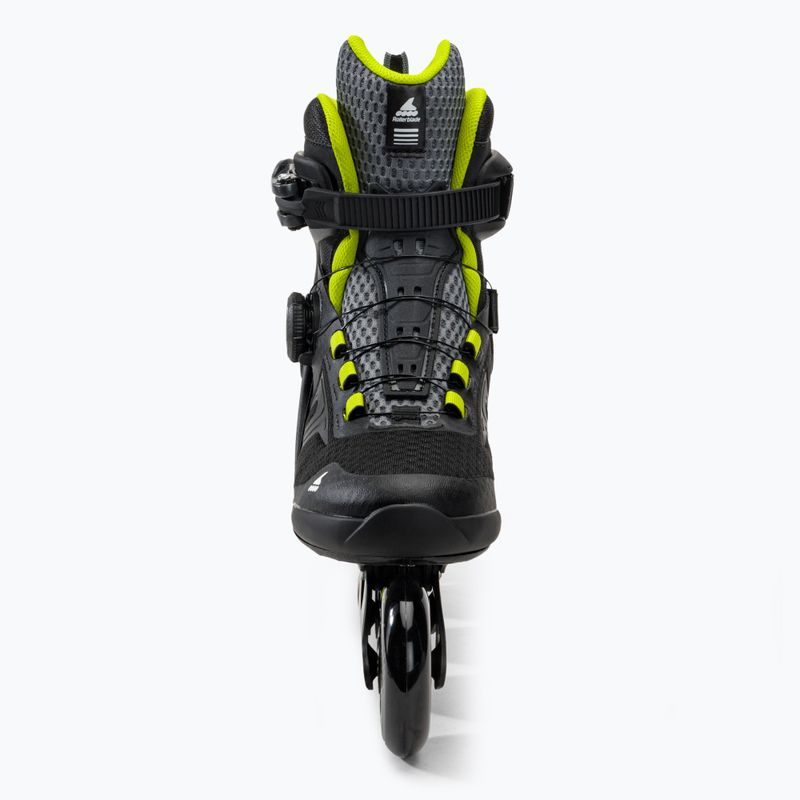 Rolki męskie Rollerblade Macroblade 84 BOA black/lime 4