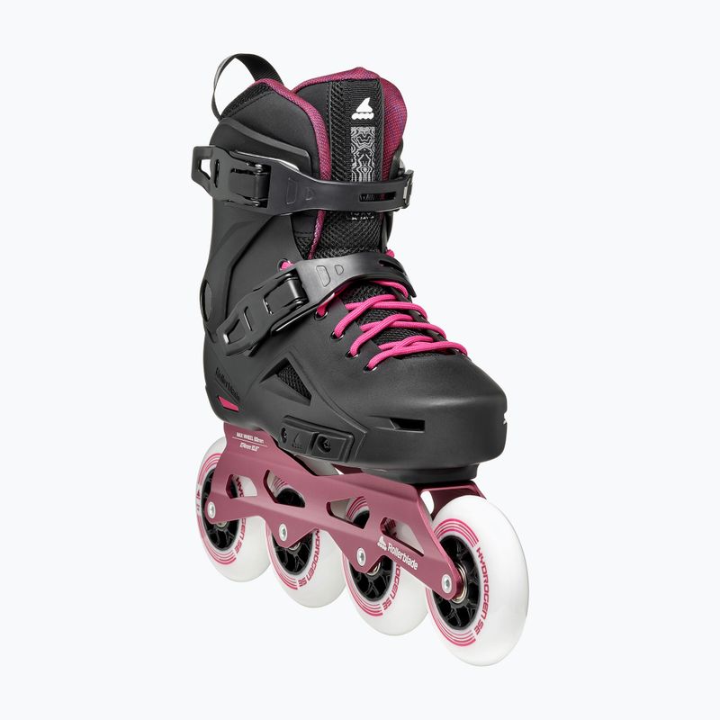 Rolki damskie Rollerblade Lightning 90 W black/sangria 4