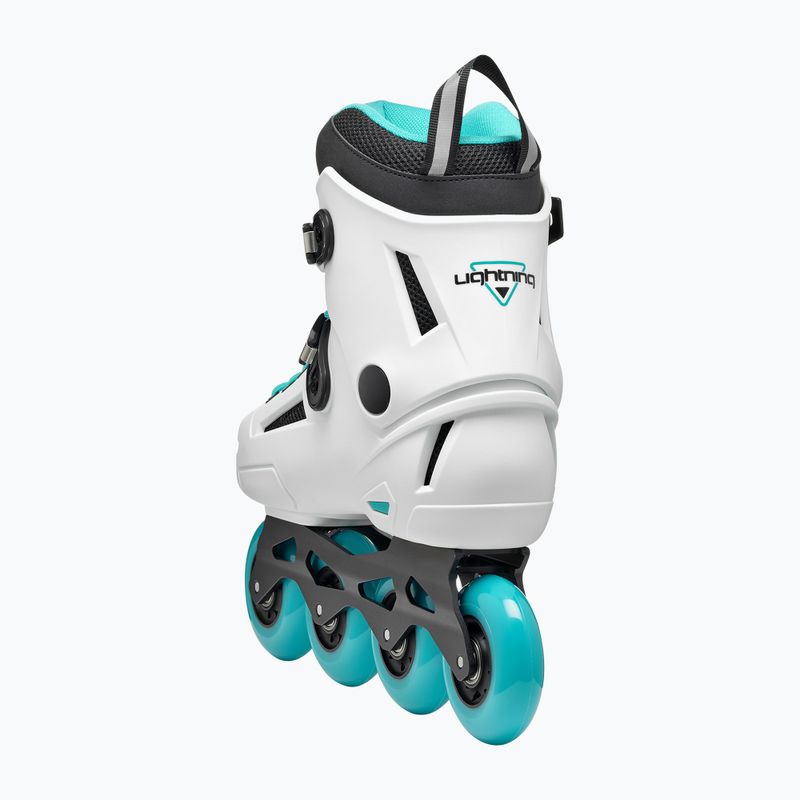Rolki damskie Rollerblade Lightning W white/aqua 5