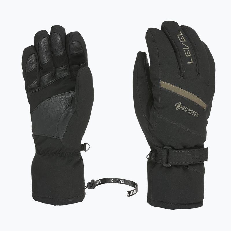 Rękawice narciarskie męskie Level Evolution Gore-Tex pk black