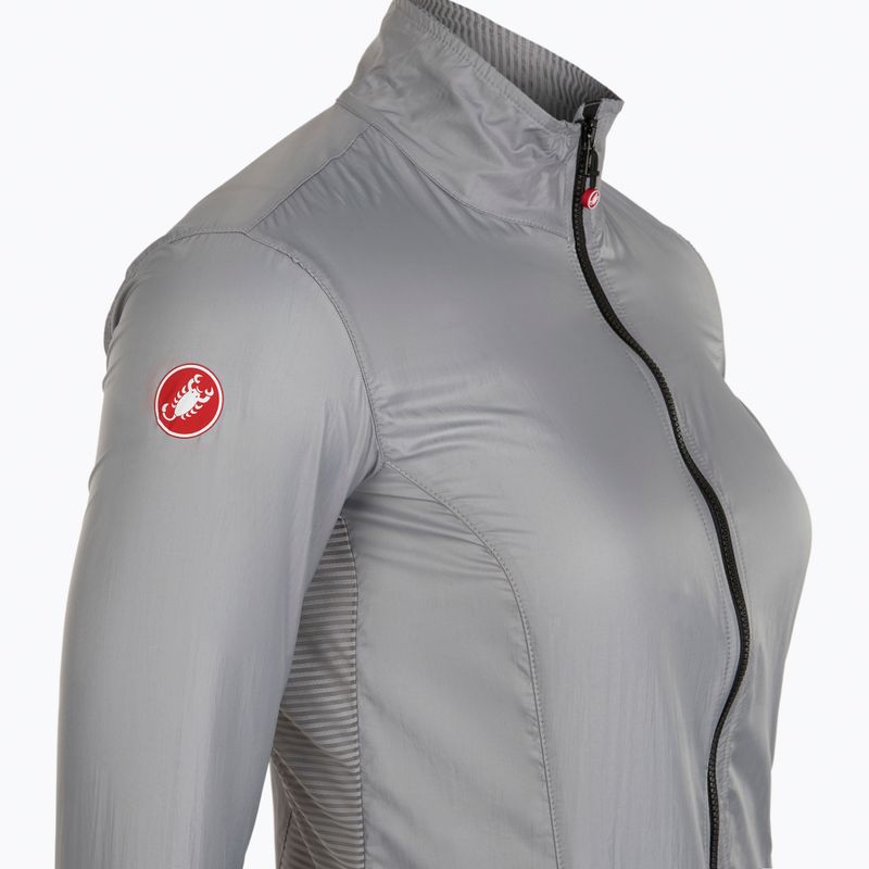 Kurtka rowerowa damska Castelli Aria Shell W silver gray 3