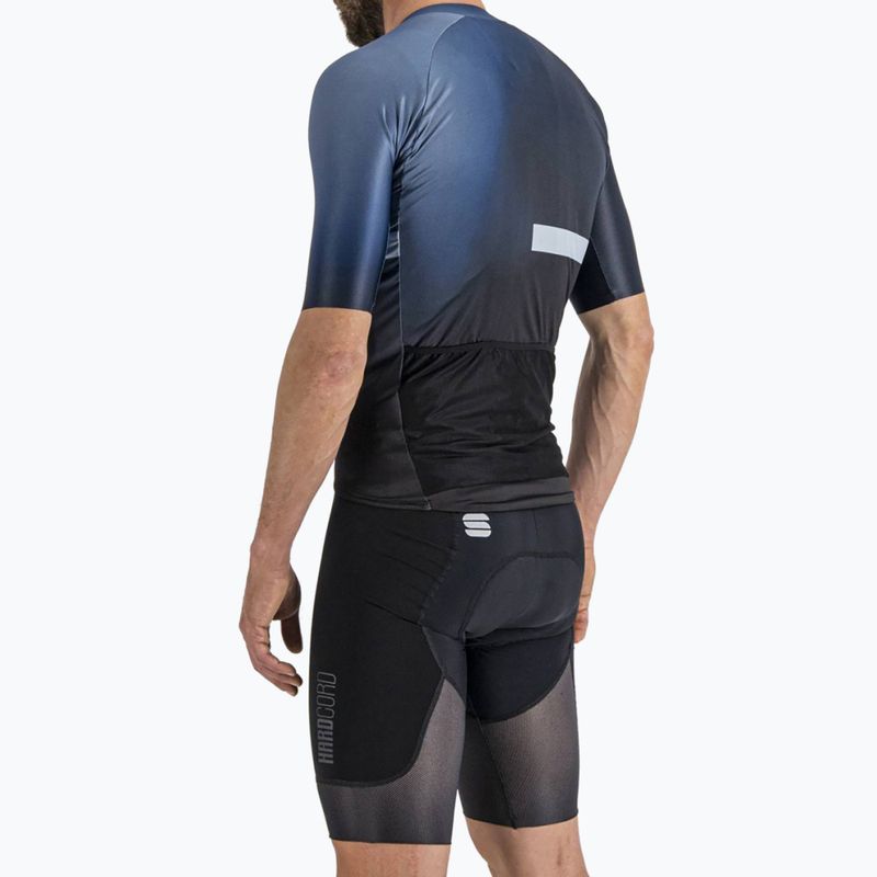 Koszulka rowerowa męska Sportful Bomber black/galaxy blue 4