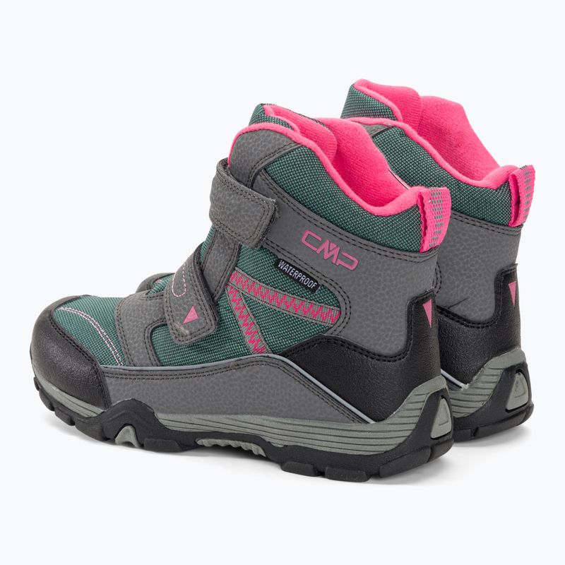Śniegowce dziecięce CMP Pyry Snowboots Wp graffite/acqua 3