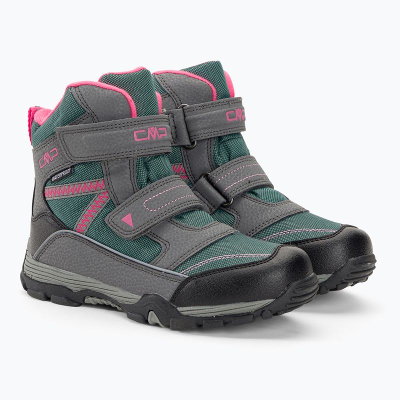 Śniegowce dziecięce CMP Pyry Snowboots Wp graffite/acqua 4