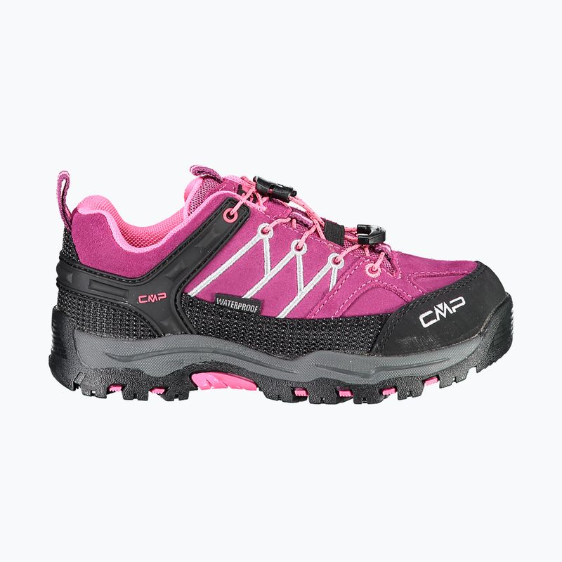 Buty trekkingowe dziecięce CMP Rigel Low Wp berry/pink fluo 8
