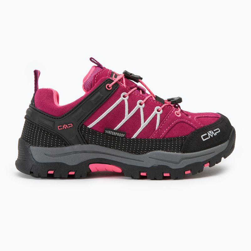 Buty trekkingowe dziecięce CMP Rigel Low Wp berry/pink fluo 2
