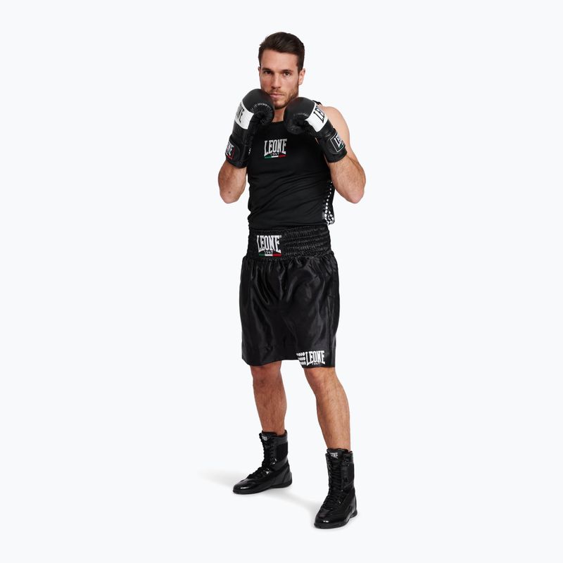 Spodenki bokserskie LEONE 1947 Italy Boxing AB737 black 2