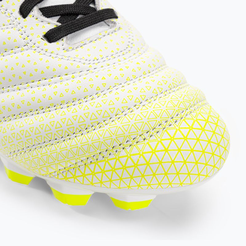 Buty piłkarskie dziecięce Diadora Brasil Elite GR LT LPU Y white/black/fluo yellow 7