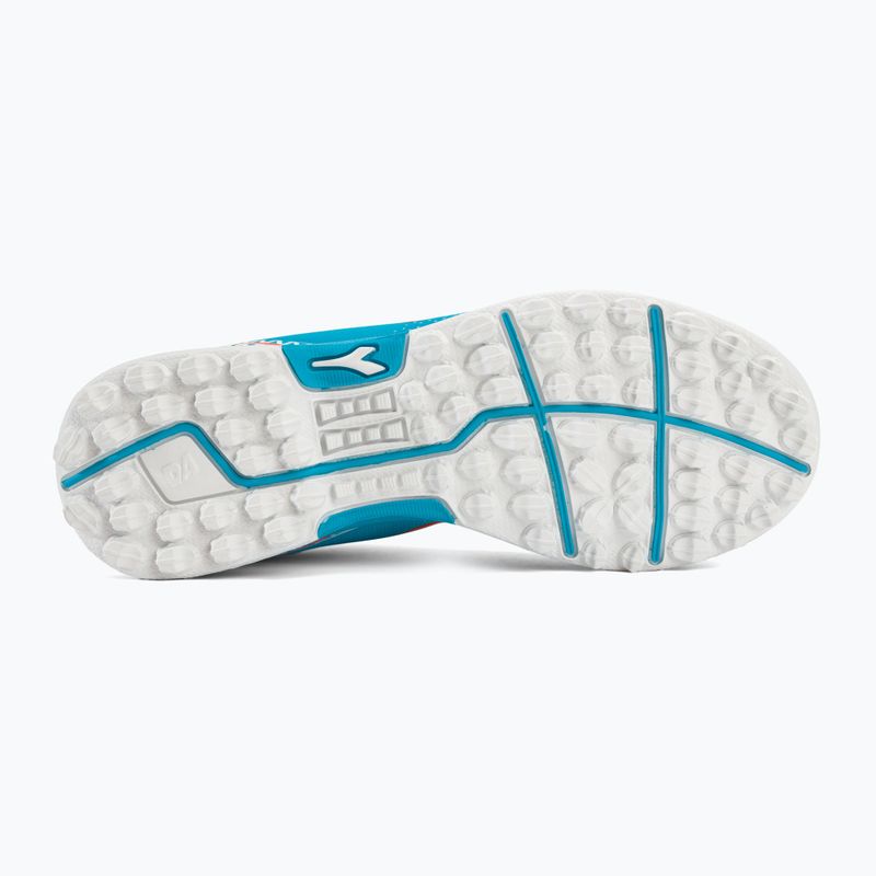 Buty piłkarskie dziecięce Diadora Pichichi 6 TF JR blue fluo/white/orange 4