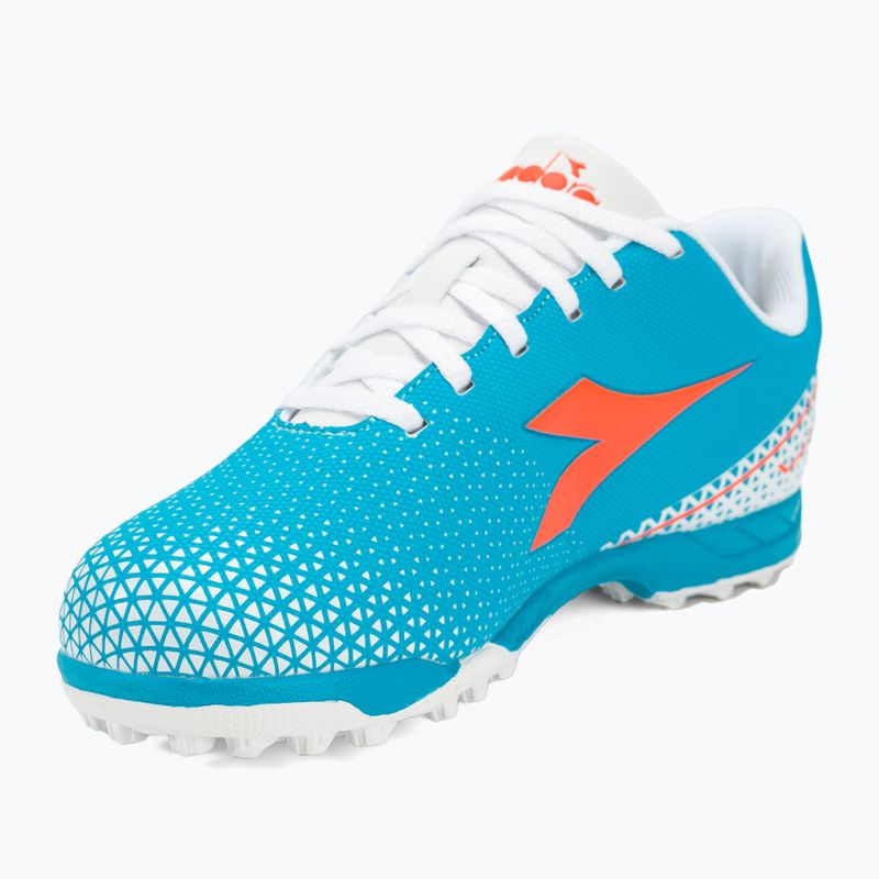 Buty piłkarskie dziecięce Diadora Pichichi 6 TF JR blue fluo/white/orange 7
