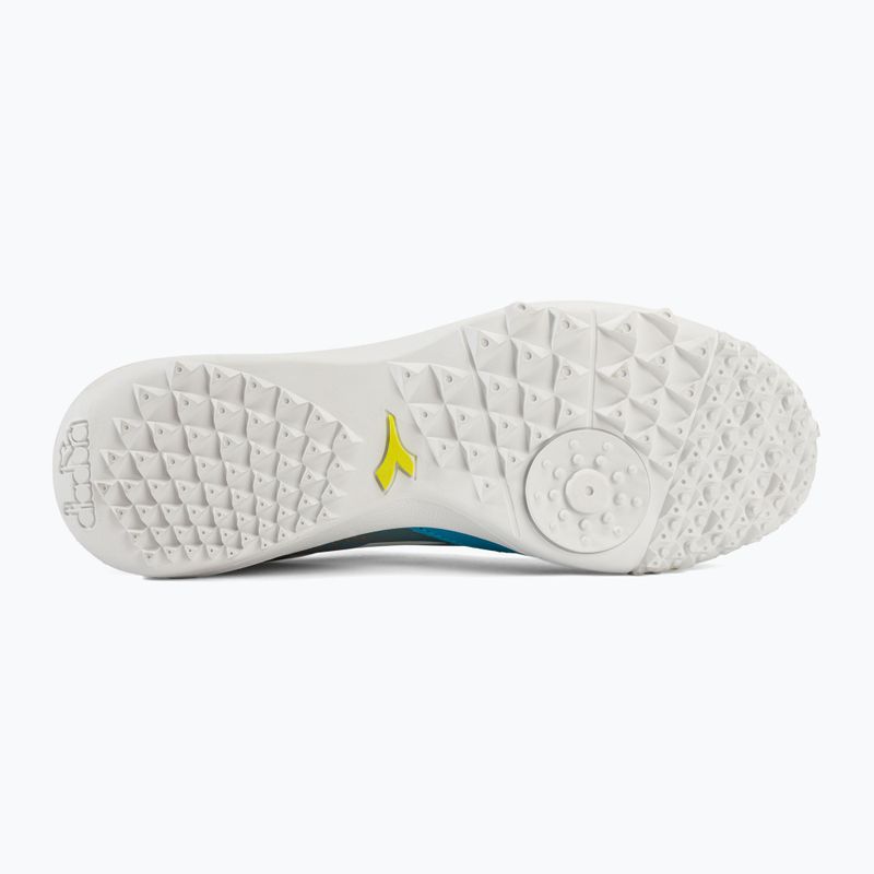 Buty piłkarskie męskie Diadora Brasil Elite Veloce GR TFR blue fluo/white/orange 4