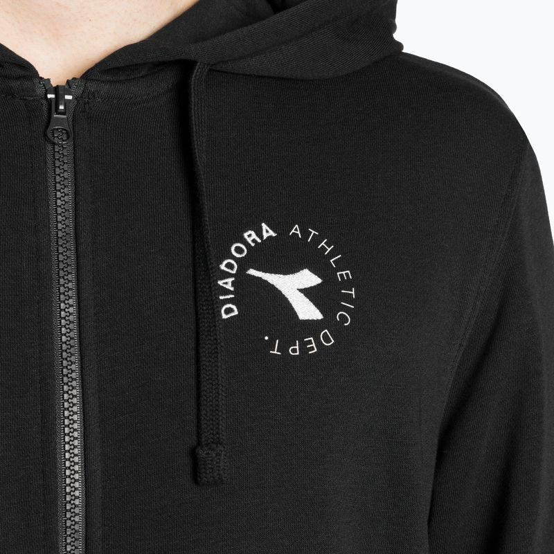 Bluza męska Diadora Hoodie FZ Essential Sport nero 3