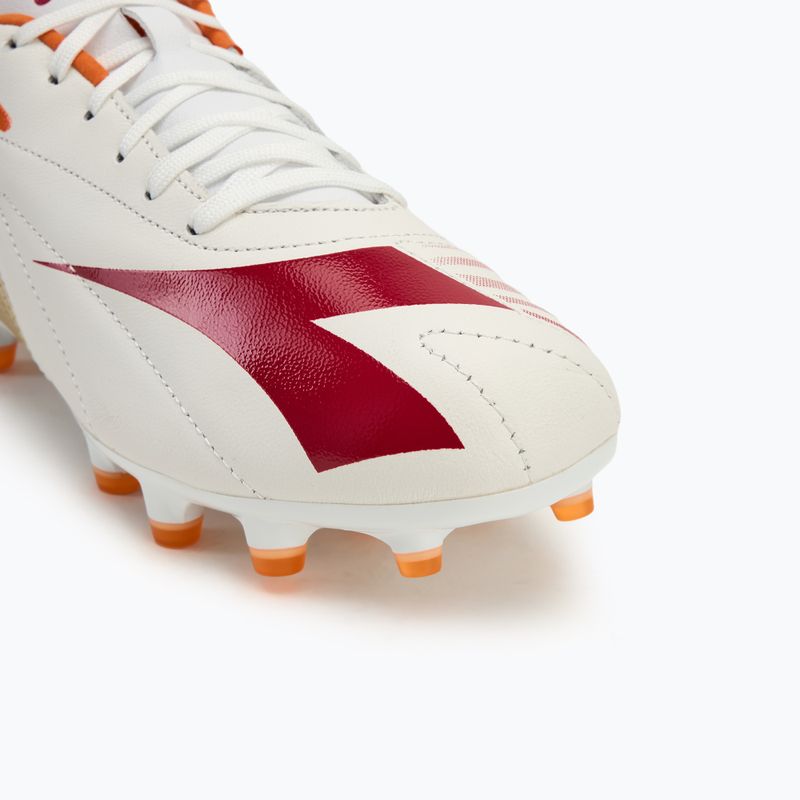 Buty piłkarskie męskie Diadora Maximus LT SLP12 white/chili pepper/russet orange 7