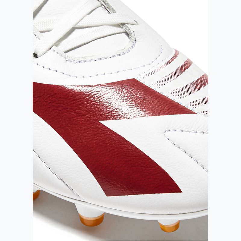 Buty piłkarskie męskie Diadora Maximus LT SLP12 white/chili pepper/russet orange 12