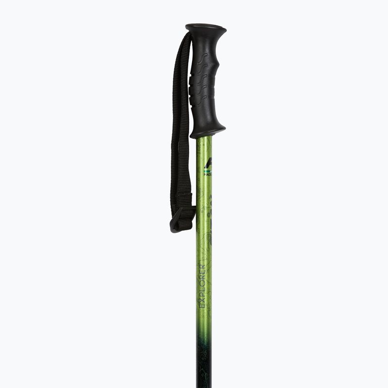 Kije trekkingowe Fizan Explorer lime/grey 2