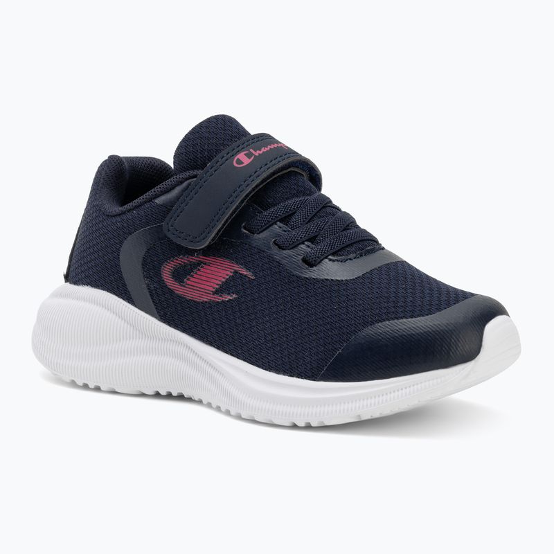 Buty dziecięce Champion Syphon Engage Mesh B GS Low Cut new navy/fluo/flash pink