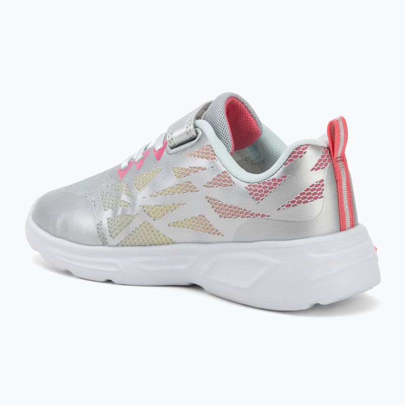 Buty dziecięce Champion Wave Tri G PS Low Cut silver/blue burgundy/imperial light blue 3