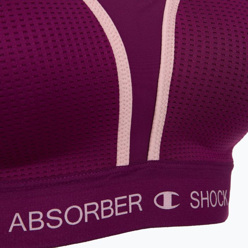 Biustonosz treningowy Shock Absorber Ultimate Run Bra Padded deep purple 3