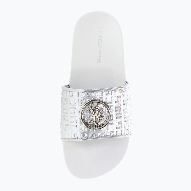 Klapki damskie U.S.Polo Assn IVY002B silver 9