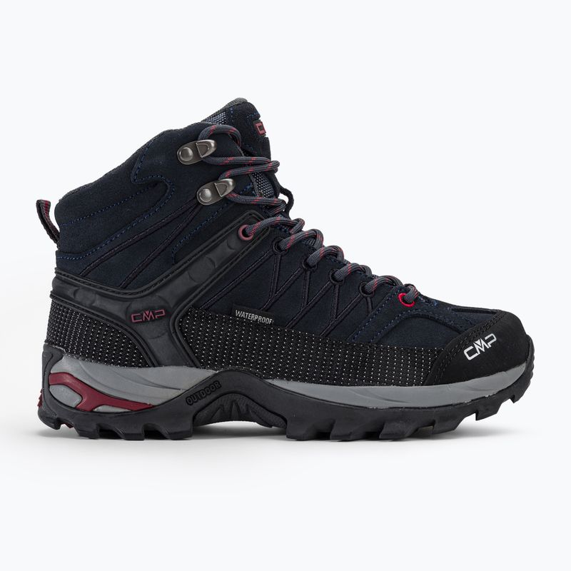 Buty trekkingowe męskie CMP Rigel Mid Wp asphalt/syrah 2