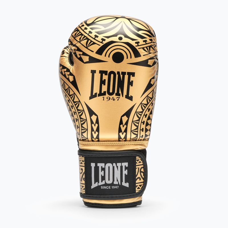 Rękawice bokserskie LEONE 1947 Haka black/gold 3