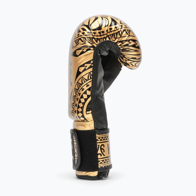 Rękawice bokserskie LEONE 1947 Haka black/gold 6