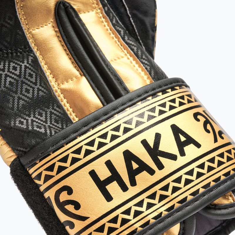 Rękawice bokserskie LEONE 1947 Haka black/gold 7