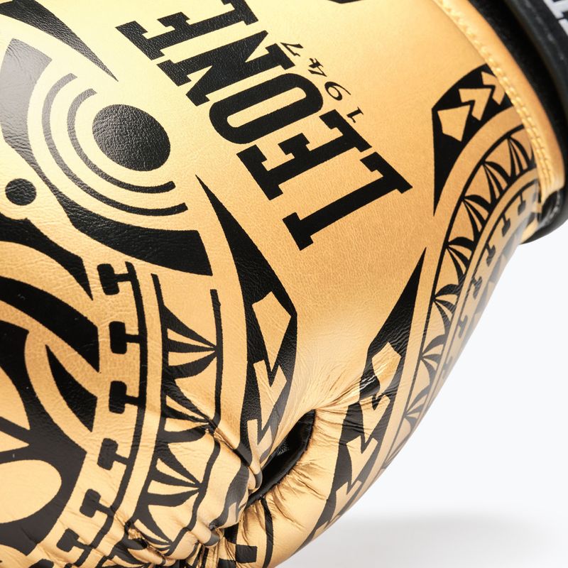 Rękawice bokserskie LEONE 1947 Haka black/gold 9