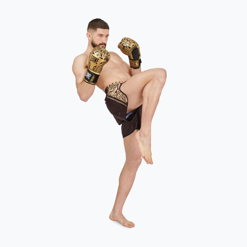 Rękawice bokserskie LEONE 1947 Haka black/gold 10