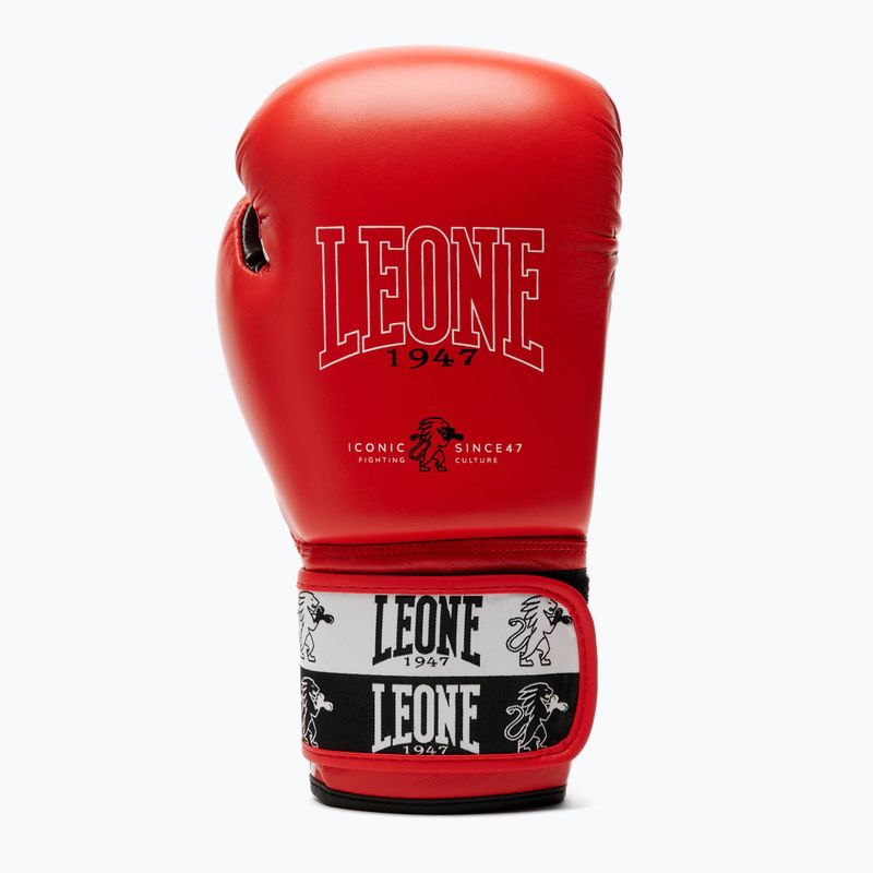 Rękawice bokserskie LEONE 1947 Iconic red 3