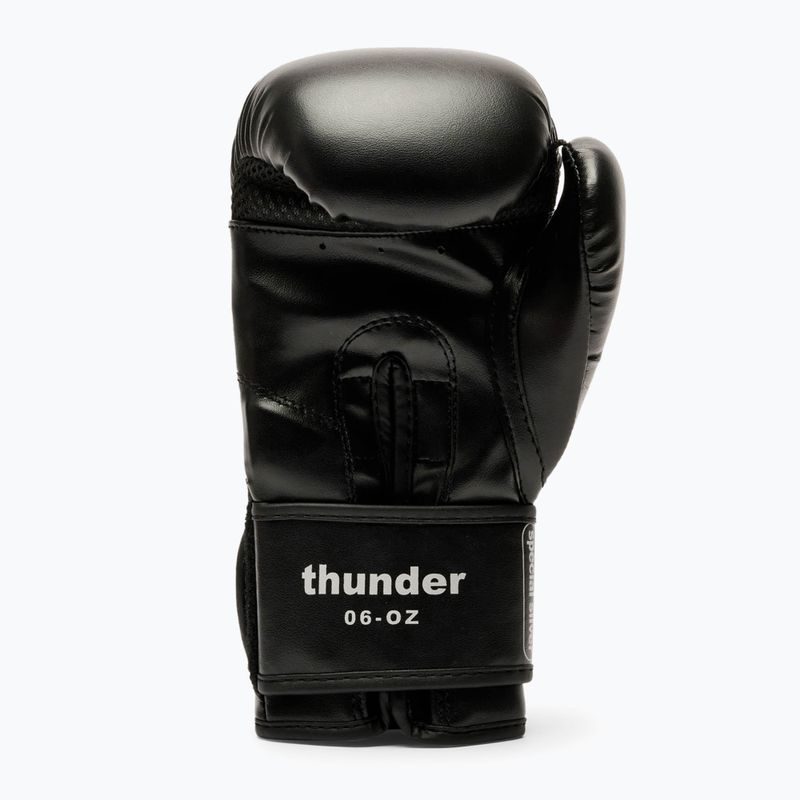 Rękawice bokserskie dziecięce LEONE 1947 Thunder Jr black 4