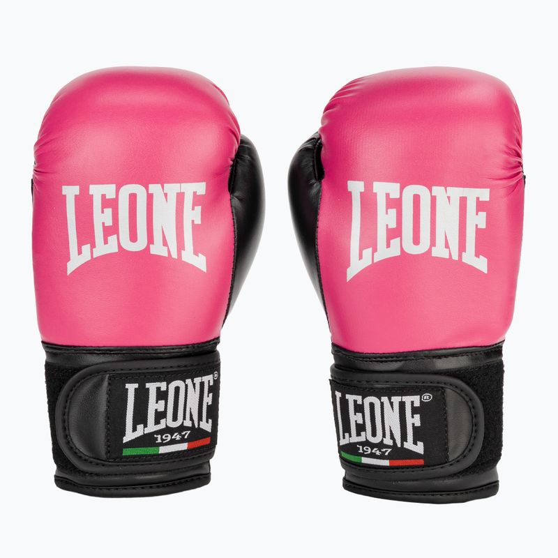 Rękawice bokserskie dziecięce LEONE 1947 Thunder Jr fuchsia 2