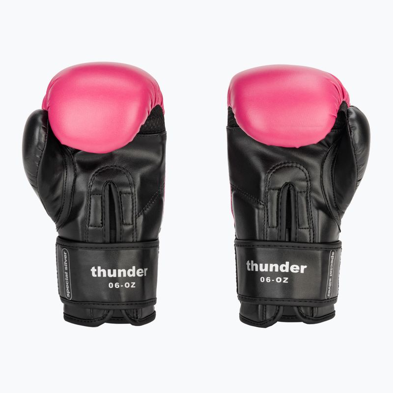 Rękawice bokserskie dziecięce LEONE 1947 Thunder Jr fuchsia 3