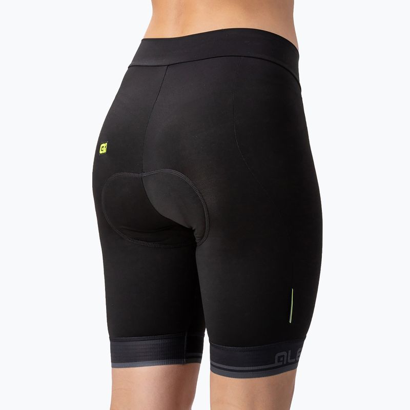 Spodenki rowerowe damskie Alé Classico LL black/charcoal grey 3