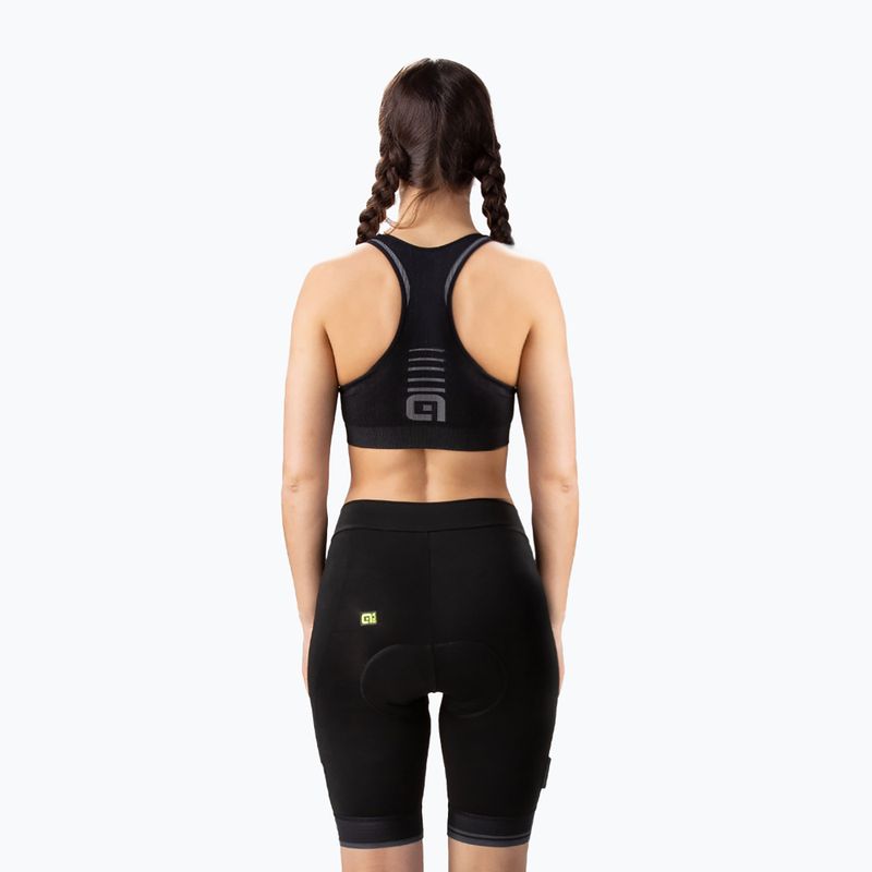 Spodenki rowerowe damskie Alé Classico LL black/charcoal grey 4